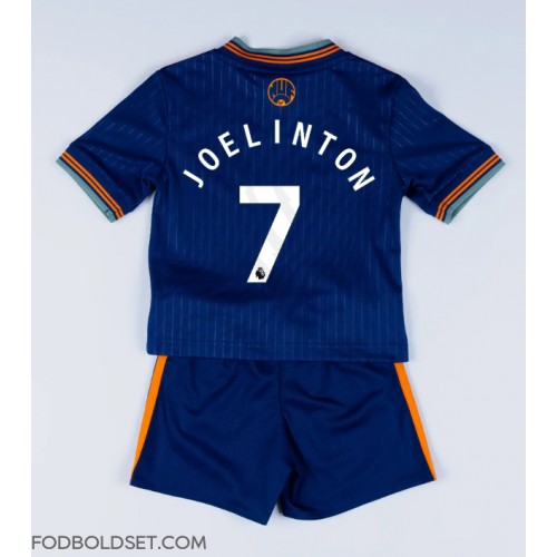 Newcastle United Joelinton #7 Tredje trøje Børn 2025-26 Kortærmet (+ Korte bukser)